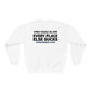 Unisex NuBlend® Crewneck Sweatshirt WHITE, 4 color Choice Anna Maria Island, Every Place Else Sucks Shirt