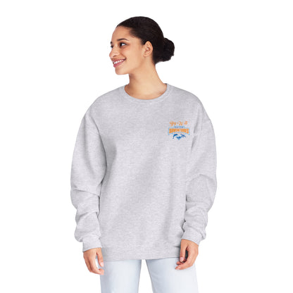 Unisex NuBlend® Crewneck Sweatshirt WHITE, 4 color Choice Anna Maria Island, Every Place Else Sucks Shirt